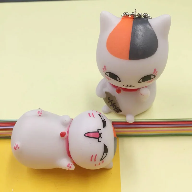 

Cartoon Lucky Cat Keychain Women Cat Car Key Ring Charm Bag Pendant key ring Gift Accessories Bag car pendant Key chains New