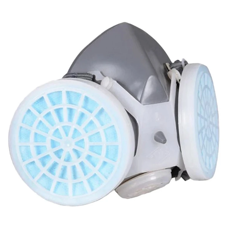 

Dual Respirator Gas Mask Anti-Dust Twin Chemical Spray Paint Workplace Safety Protection Tools Dropship Hot Sale