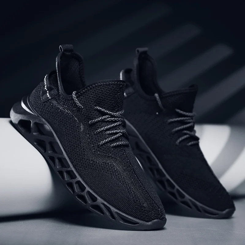 

Black Sneakers White Casual Shoes Leisure For Men Causal Breathable Mens Sneaker Male Fashion Zapatos Informales De Hombre