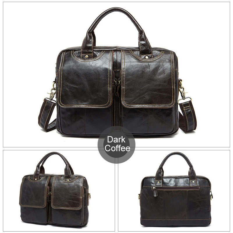 Luxury Big Crossbody For Genuine Leather Men Shoulder Bag Messenger Cross Body Handbag Briefcase Male Fashion Bolsas Sac A Main