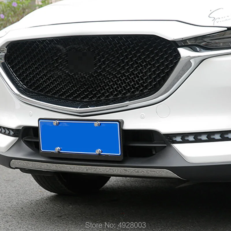 Для Mazda CX5 CX 5 2017 2018 2019 KF автомобиль Снаружи спереди снизу губа решетка