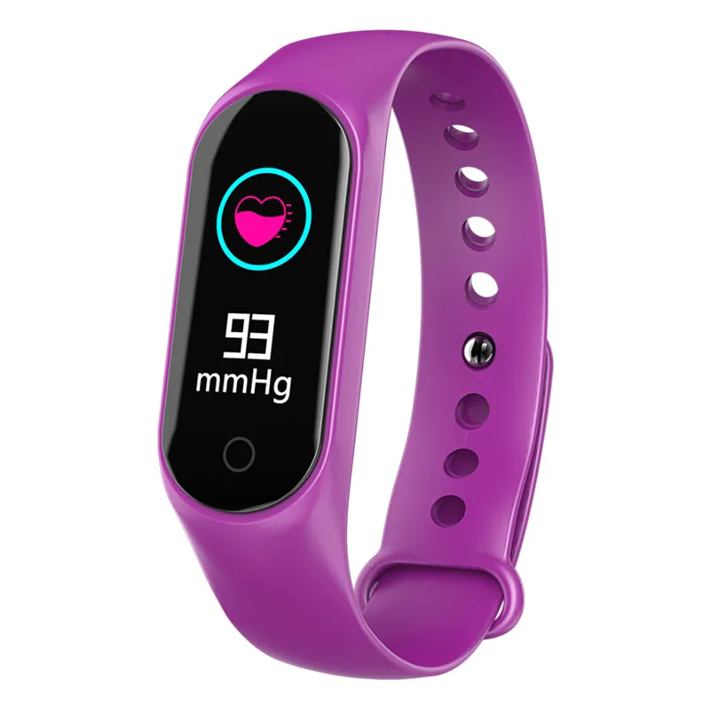 

Yulubu Bluetooth M3s Smart Band Bracelet Blood Oxygen Pressure Heart Rate Monitor Multi-sports Mode Wristband For Android IOS