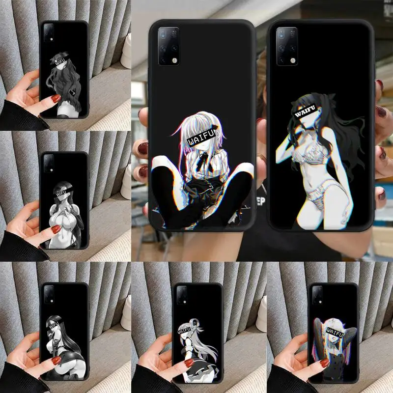 

Hentai Harajuku Anime Girl hot Phone Case For xiaomi note10 note3 note2 max3 max2 9 8 6 5 lite pro plus se soft Cover Fundas
