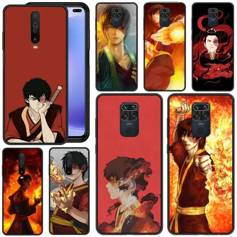 

prince Zuko Avatar anime Phone Case for redmi 6A 7A 8A 9A 10X 4G note 8 8T 9S 10 K30 K20 pro max Cover