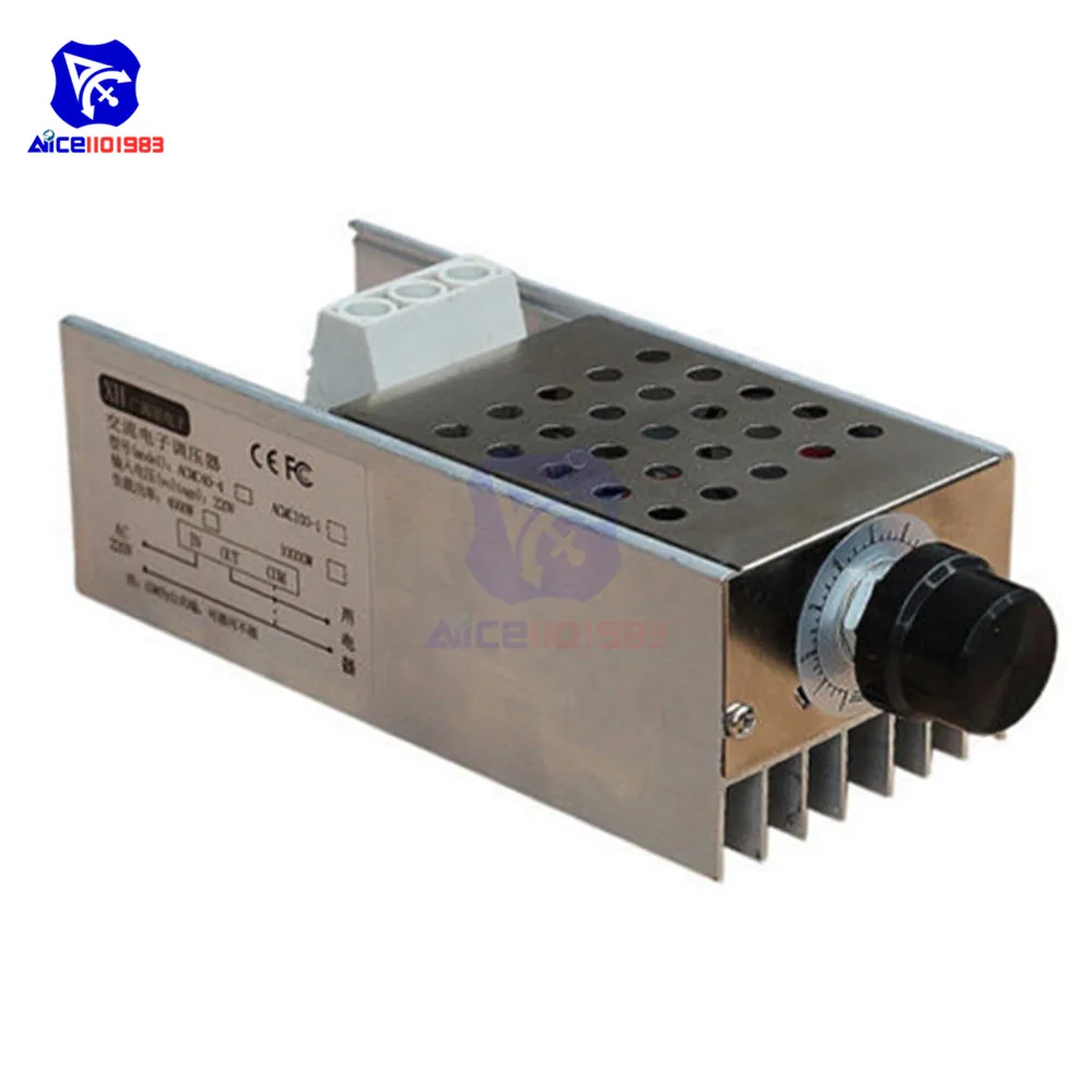 Diymore 10000 Вт SCR 25A регулятор напряжения скорости Диммер термостат AC 110V 220V|thermostat