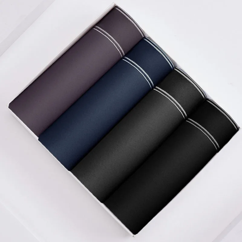 

Men's Panties Underpants Man Boxer Mens Underwear Cotton Plus Size Short Breathable Solid Flexible Shorts Boxers Homme L-4XL