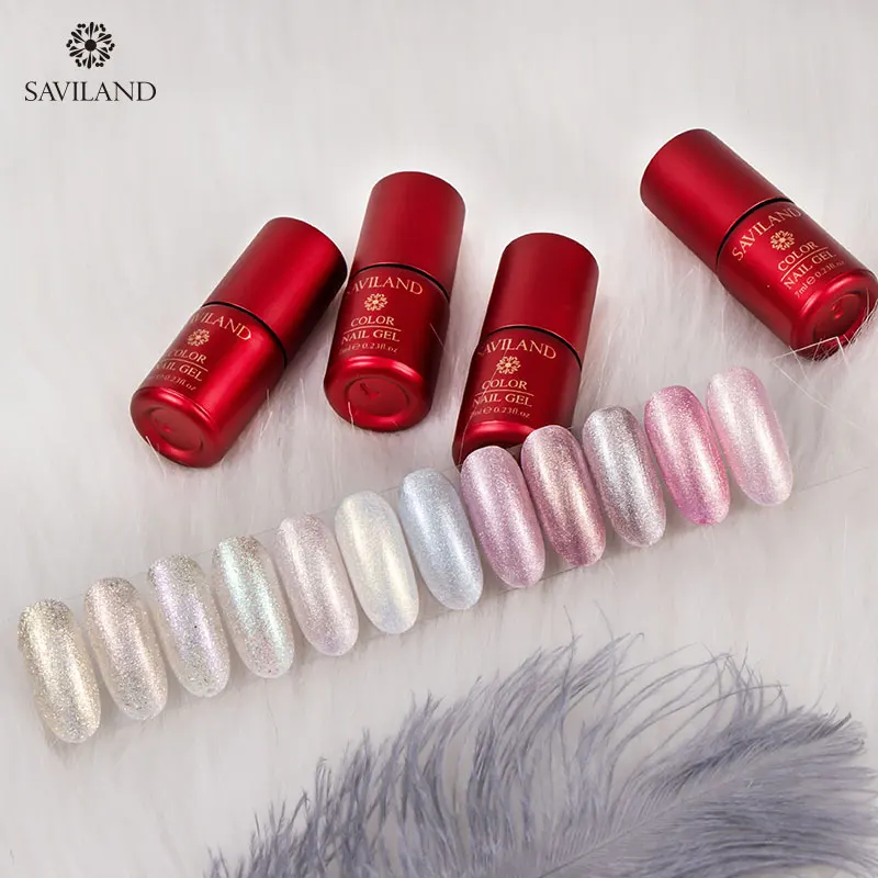 SAVILAND 7 мл космическая Золотая серия блестящий УФ-гель Алмазный гель для ногтей