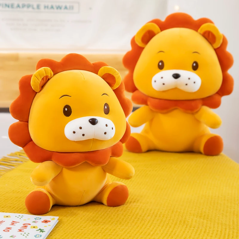 

lovely lion plush toy cartoon lion soft doll Christmas gift b2659