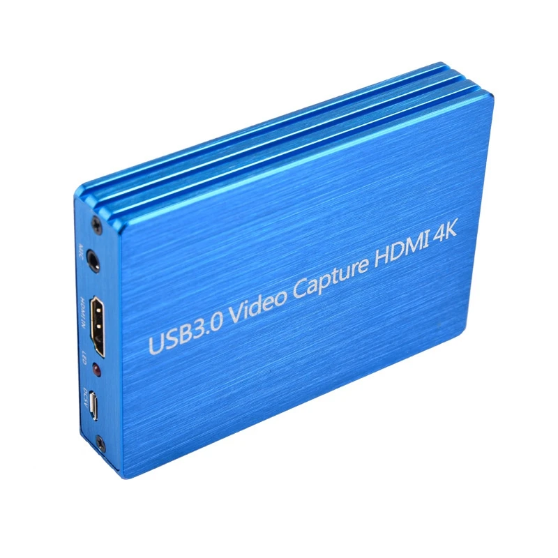 

HOT-4K Capture Card 1080P HDMI to USB 3.0 Video Capture Card Dongle Game Streaming Live Streaming