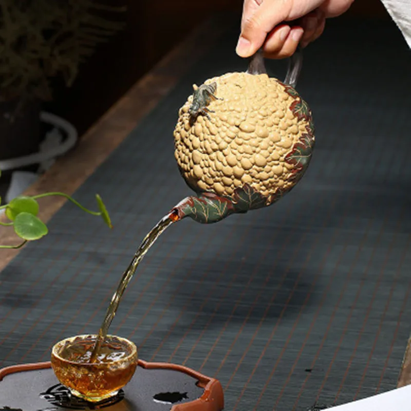 

Tetera Chinese Yixing Clay Teapot Zisha Infuser Kung Fu Tea Set 550ml New Arrived Famous Handmade Pot High Quality With Gift Box