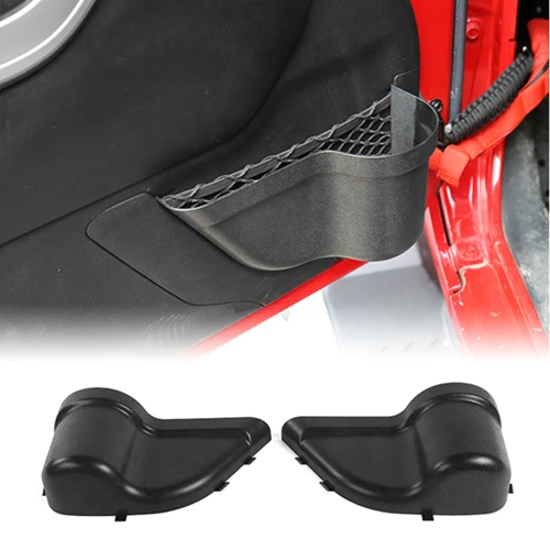 A-front door storage SHINEKA укладка для Jeep Wrangler JK 2011- ABS автомобильный ящик для хранения комплект для органайзера аксессуары для Jeep Wrangler JK - Название цвета: A-front door storage