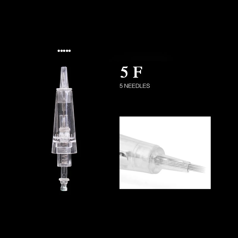 50pcs 5F needles Высокое качество бровей татуировки Ручка Комплект Перманентный макияж машина макияж татуировки пистолет набор татуировки перманентный макияж бровей машина - Цвет: 50pcs 5F needles