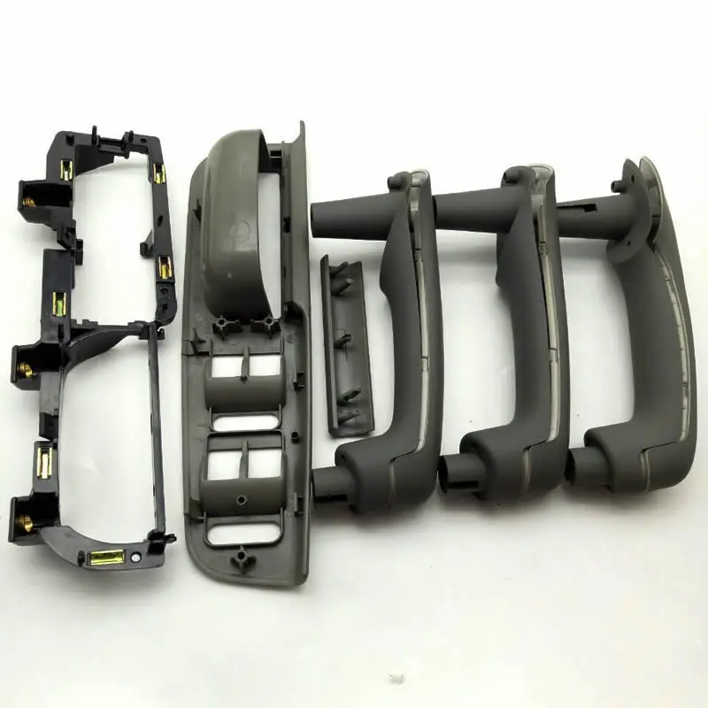  gray Front Rear Left Right Door Black Pull Grab Handle For VW Bora Golf 4 MK4 for Jetta 1999-2004 | Interior Handles