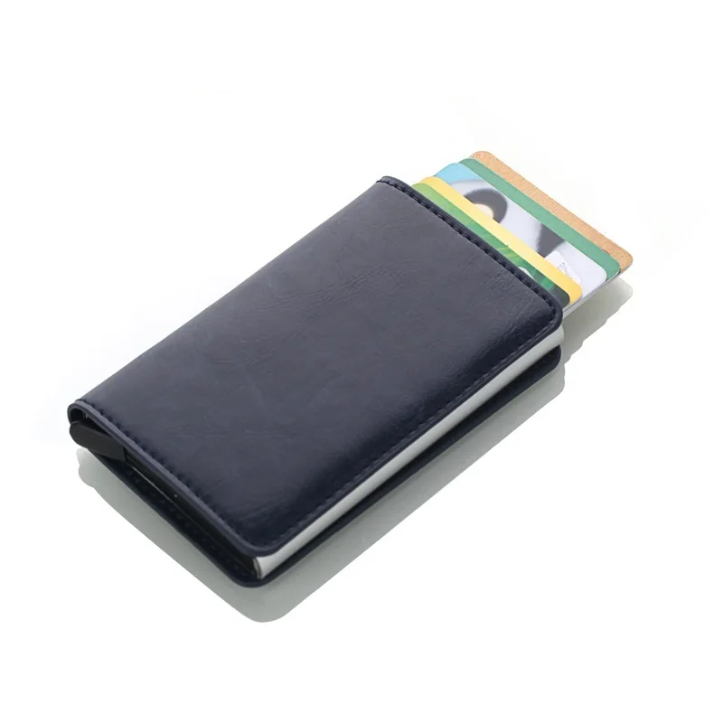 Противокражный кошелек с Rfid блокировкой металлический держатель для кредитных