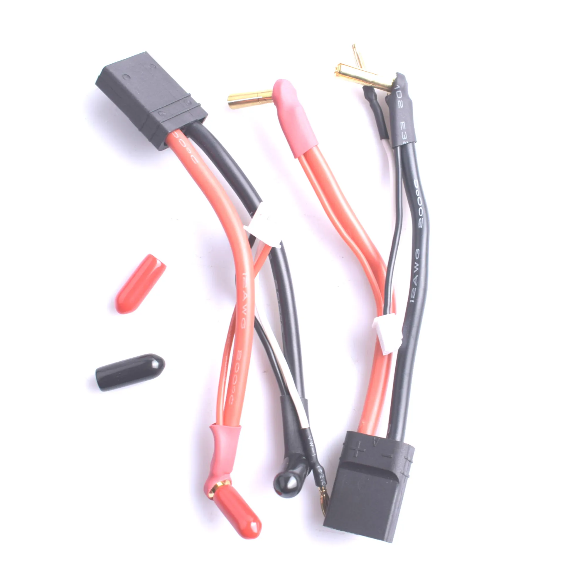 Hardcase Lipo жгут 2S JST XH баланс XT60 Tamiya Deans EC3 EC5HXT Traxxas штекер на 90 градусов 4,0 мм Цилиндрический разъем с крышкой