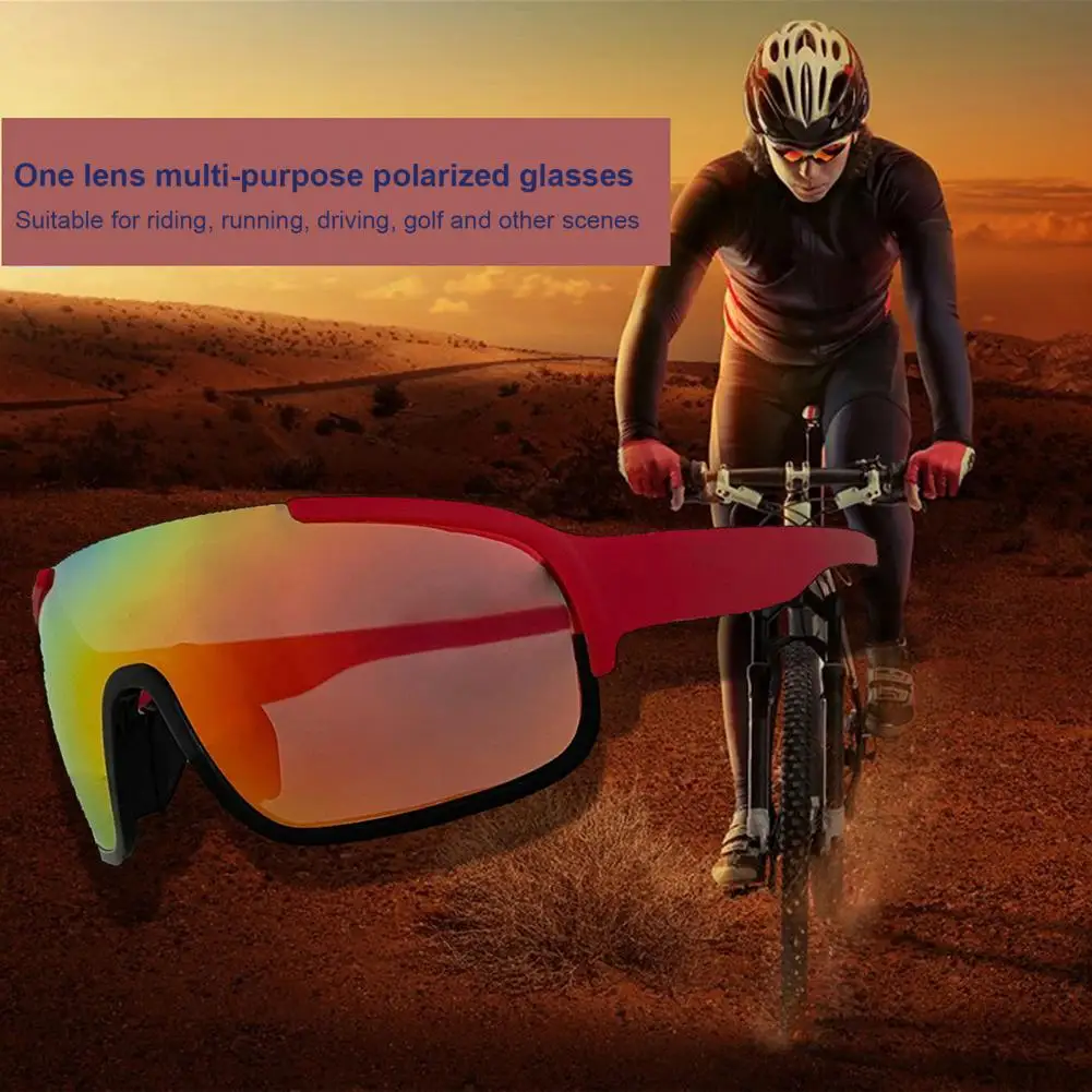 

Multi-color 1 Set Useful Polarized Light Lightweight Riding Goggles Polycarbonate Cycling Goggles Wind Prevent for Cycling