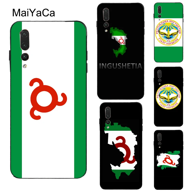 MaiYaCa Ингушетия флаг чехол для Huawei Честь 8X 9X 9 10 Lite 20 Pro 10i 7A 7C 8A 8C 8S Y6 Y9 Y7 2019 Nova/5T |