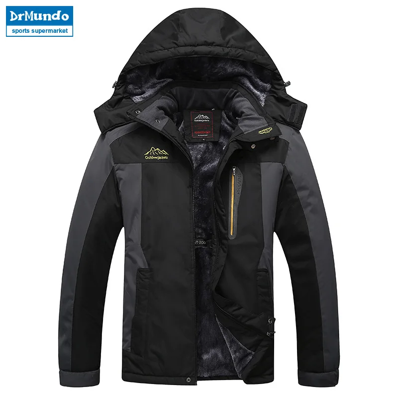 Мужская зимняя флисовая термокуртка ветровка для занятий спортом на открытом