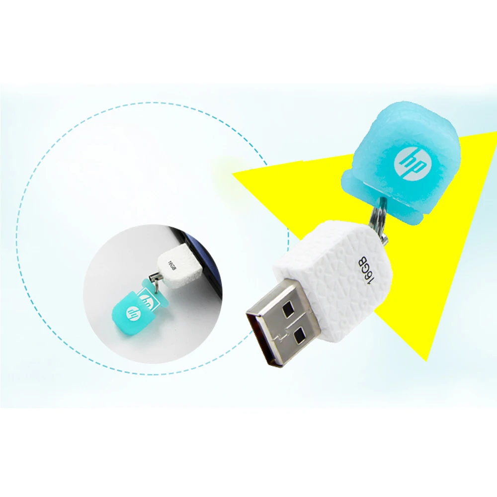 Флеш диск HP mini Kawaii USB 2 0 водонепроницаемый флеш накопитель с изображением