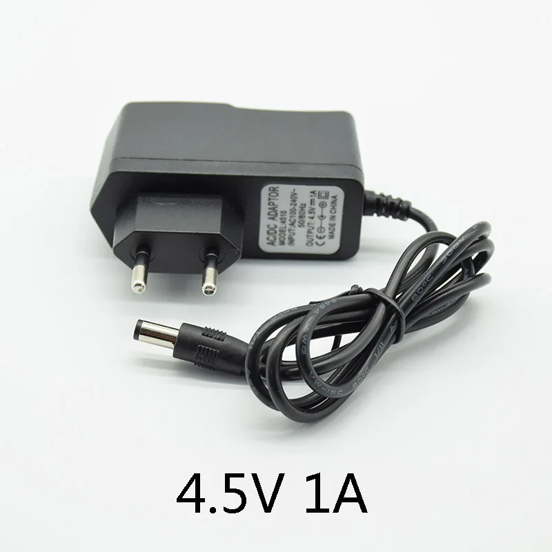 4.5V 1A 4,5 в 1 а 100-240 В адаптер переменного тока DC 4,2 в 1 а 4,2 в 2 а 1000/2000 мА блок питания зарядное устройство ЕС вилка 5,5 мм* 2,5 мм(2,1 мм) переменного тока в постоянный ток - Цвет: 4.5V 1A