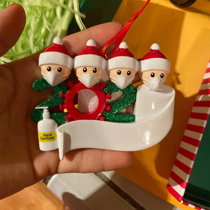 TTLIFE 2020 Карантинное украшение для рождественской вечеринки подарок Санта Клаус