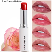 1 pcs natural rose essence lipstick long lasting moisturizing lip balm fades lip wrinkles lipstick repair lips lady makeup tools