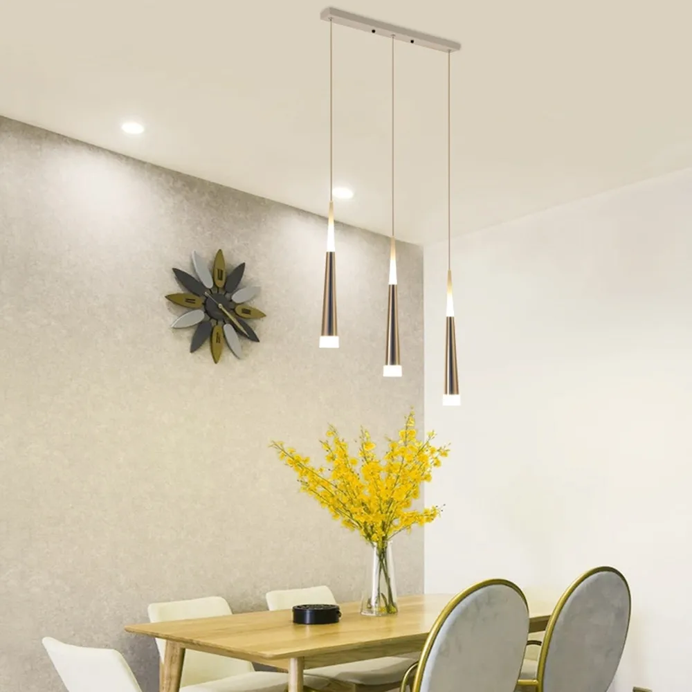 Акриловая Подвесная лампа Скандинавская простая конусообразная люстра