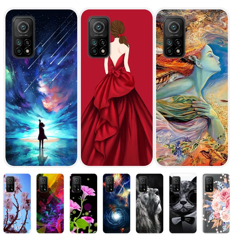 Для Xiaomi Mi 10T Pro Чехол Мягкая Силиконовая накладка на заднюю панель для телефона чехол для Xiaomi Mi10T Mi10TPro 5G защитный чехол стильная футболка с изображением персонажей видеоигр