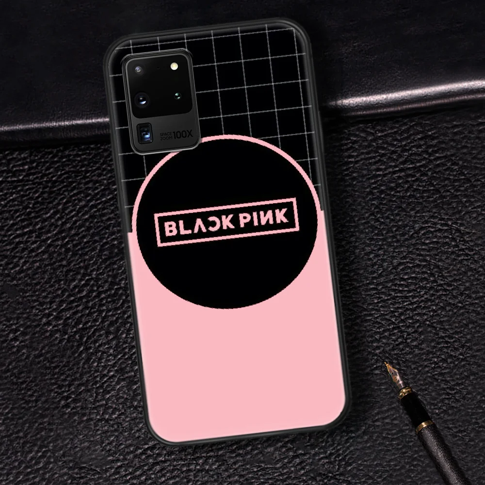 

BLACKPINKS Phone Case Cover Hull For Samsung Galaxy S 6 7 8 9 10 e 20 Edge Note 8 9 10 Plus black Cover Tpu Bumper Soft Back