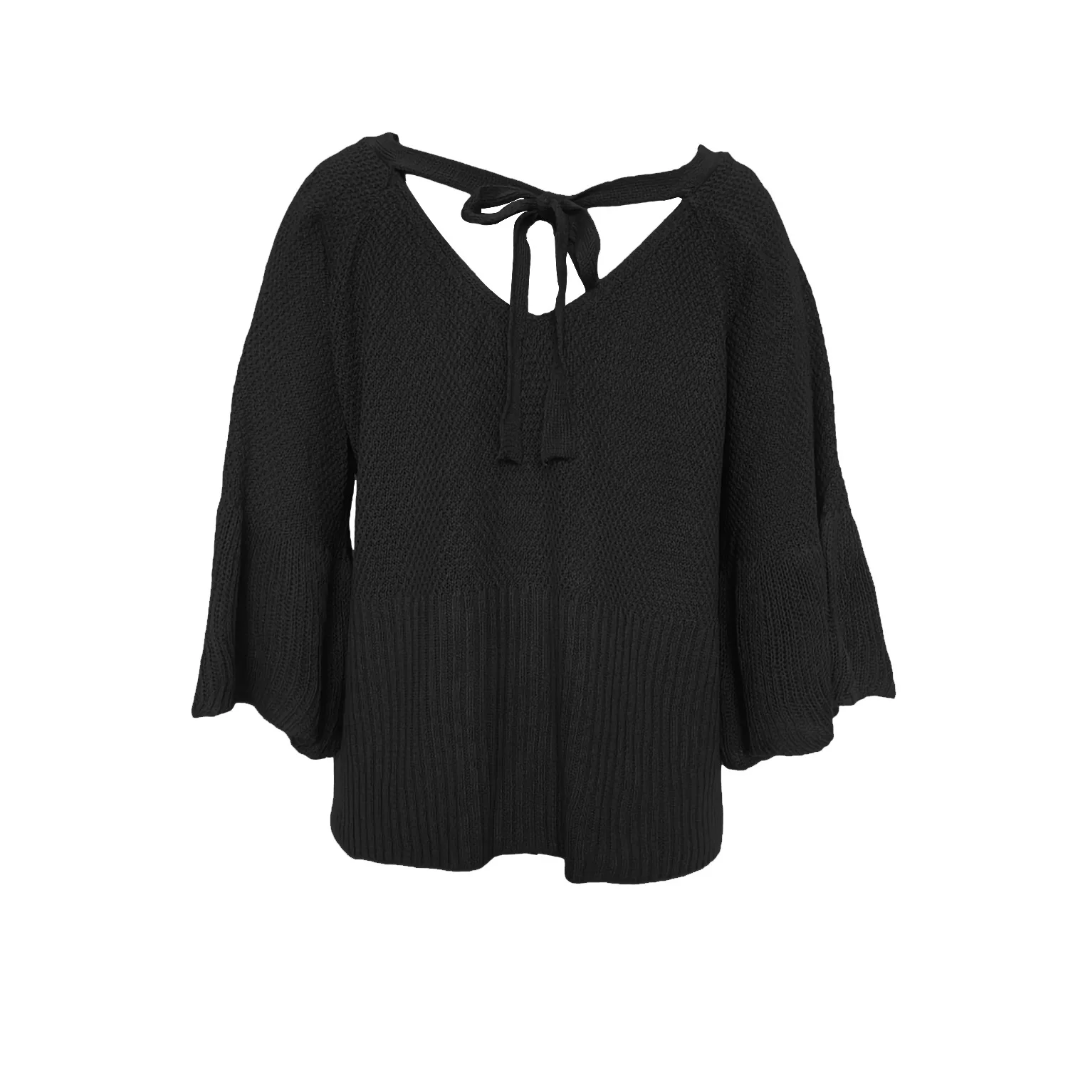 

Hot New Loose Horn Sleeves Sexy Women Winter Warm Sweaters Women Pullover Sweater