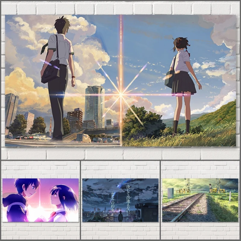 

Japanese Anime Movie Your Name Canvas Painting Posters and Prints Cuadros Wall Art Picture Home Decoration for Living Room Decor