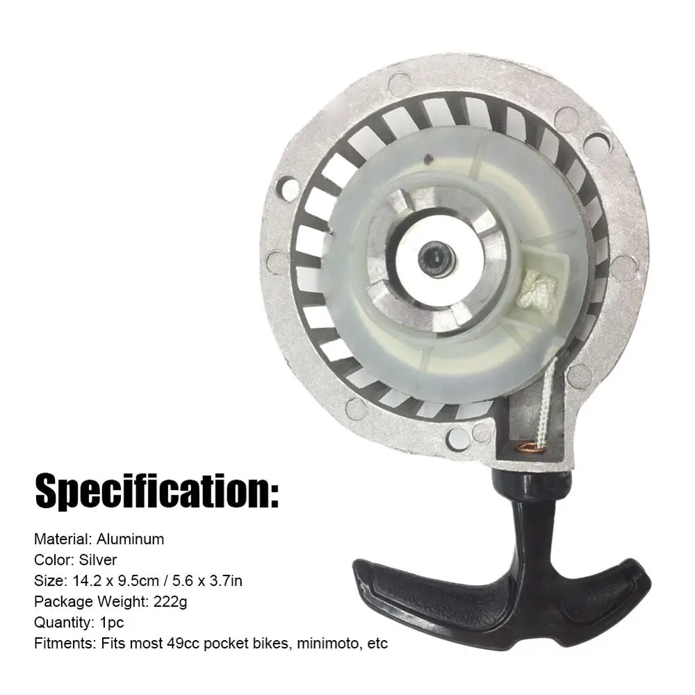 Мини пусковая часть из сплава 1 шт. для квадроцикла 49CC Pocket Bike Minimoto Quad стартовая