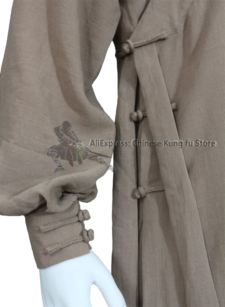 Традиционный китайский костюм кунг фу Wudang Shaolin Monk Robe Tai chi униформа для боевого