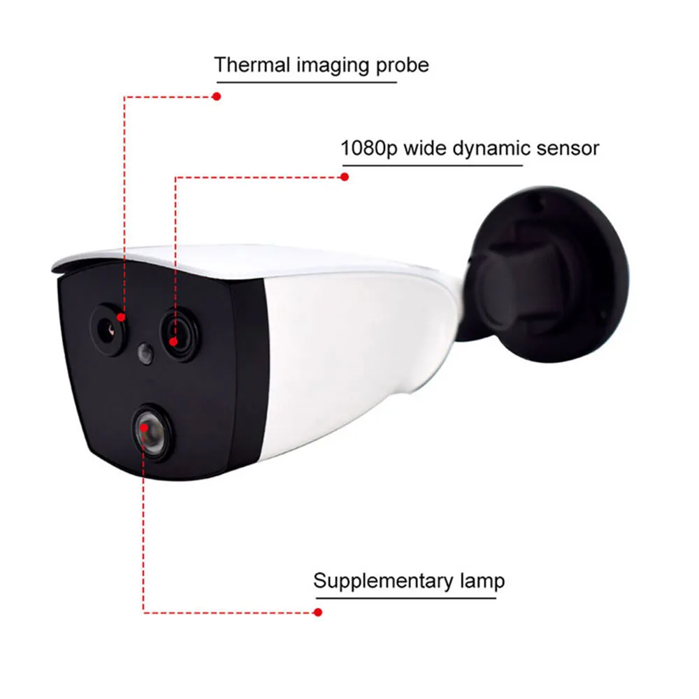 Thermal Camera 1080P IP Camera Imager termal kamera indicator Thermal Imaging Binocular Camera for Fever Detection Alarm Cameras