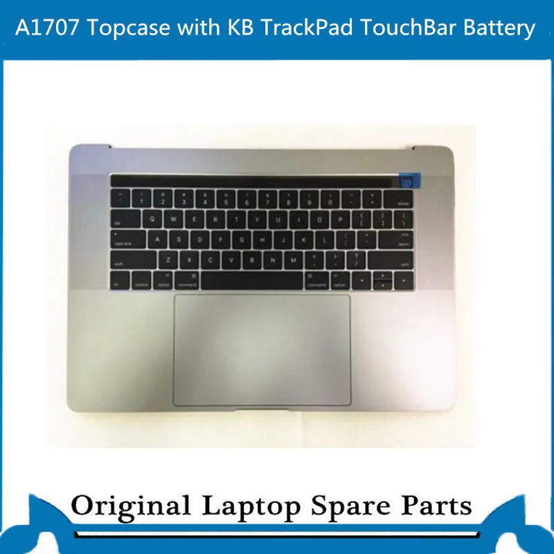 Топ чехол с клавиатурой Touchbar трекпад батарея для Macbook Pro retina A1707 A1706 A1708 Упор для рук C чехол 13' 15'