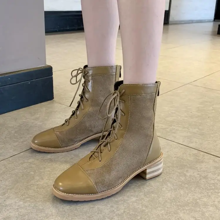 2019 Ботинки женские зимние ботинки из искусственной кожи Женские повседневные