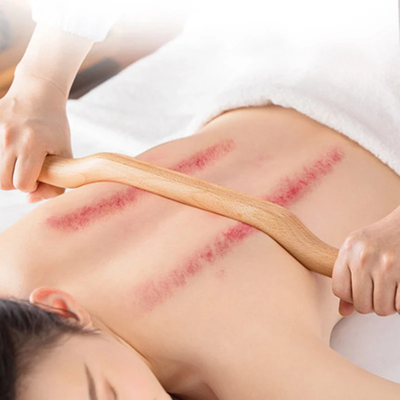 

4 Pcs Massage Tools Gouache Scraper Stick For Back Shoulder Neck Waist Leg Scraper For Gouache Massage Made From Natural Wood
