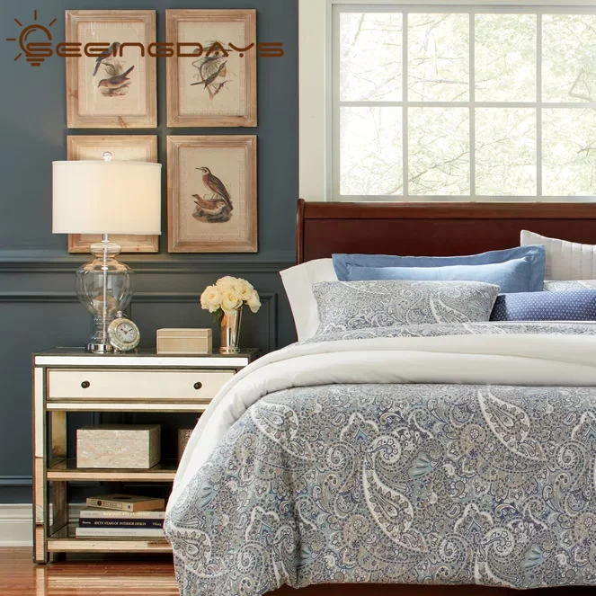 Простой Современный Американский стол из прозрачного стекла светильник для