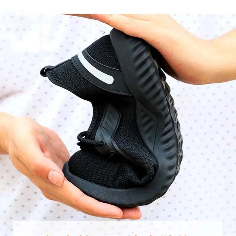 2020 safety shoe men toe steel indomitable work shoes anti-knock construction boots for breathable lightweight sneakers | Обувь