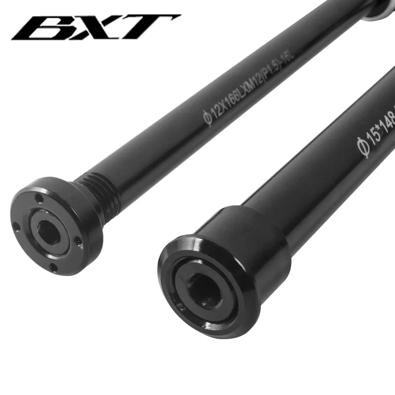 Bicycle alloy Thru axle Skewer 100*15mm Quick Release Bucket Shaft lever for MTB BMX Mountain Bike Aluminum skewers for fork images - 6