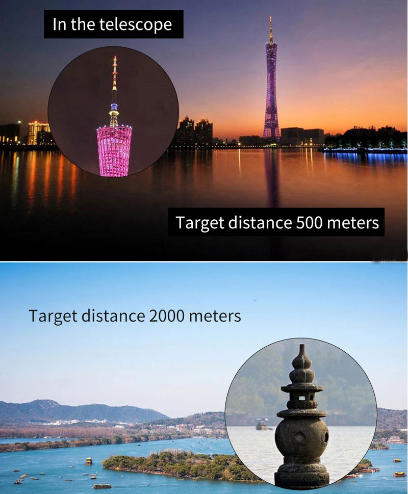 

Monocular 20x50 Powerful HD High Quality Zoom Great Handheld Telescope With Bracket Night Vision Military Professional Hunting