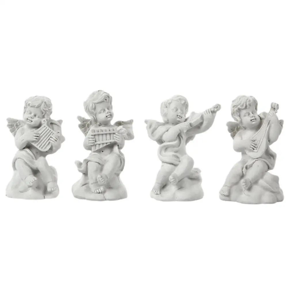 Мини Купидон скульптура ангела Настольная Милая полимерная декоративная статуя