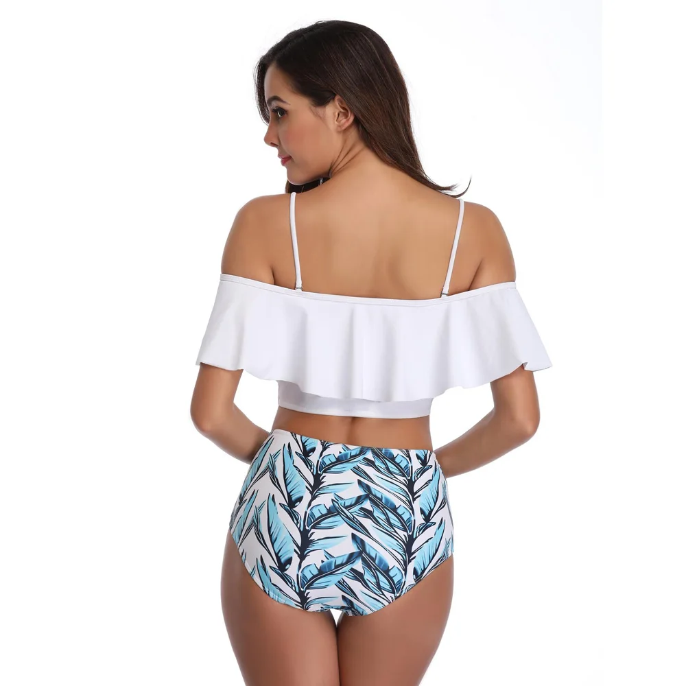 2020 бикини женский купальник с высокой талией танкини сексуальный пуш-ап набор