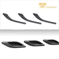 real dry carbon fiber side air vent fender cover car exterior accessories for maserati ghibli 2013 2017