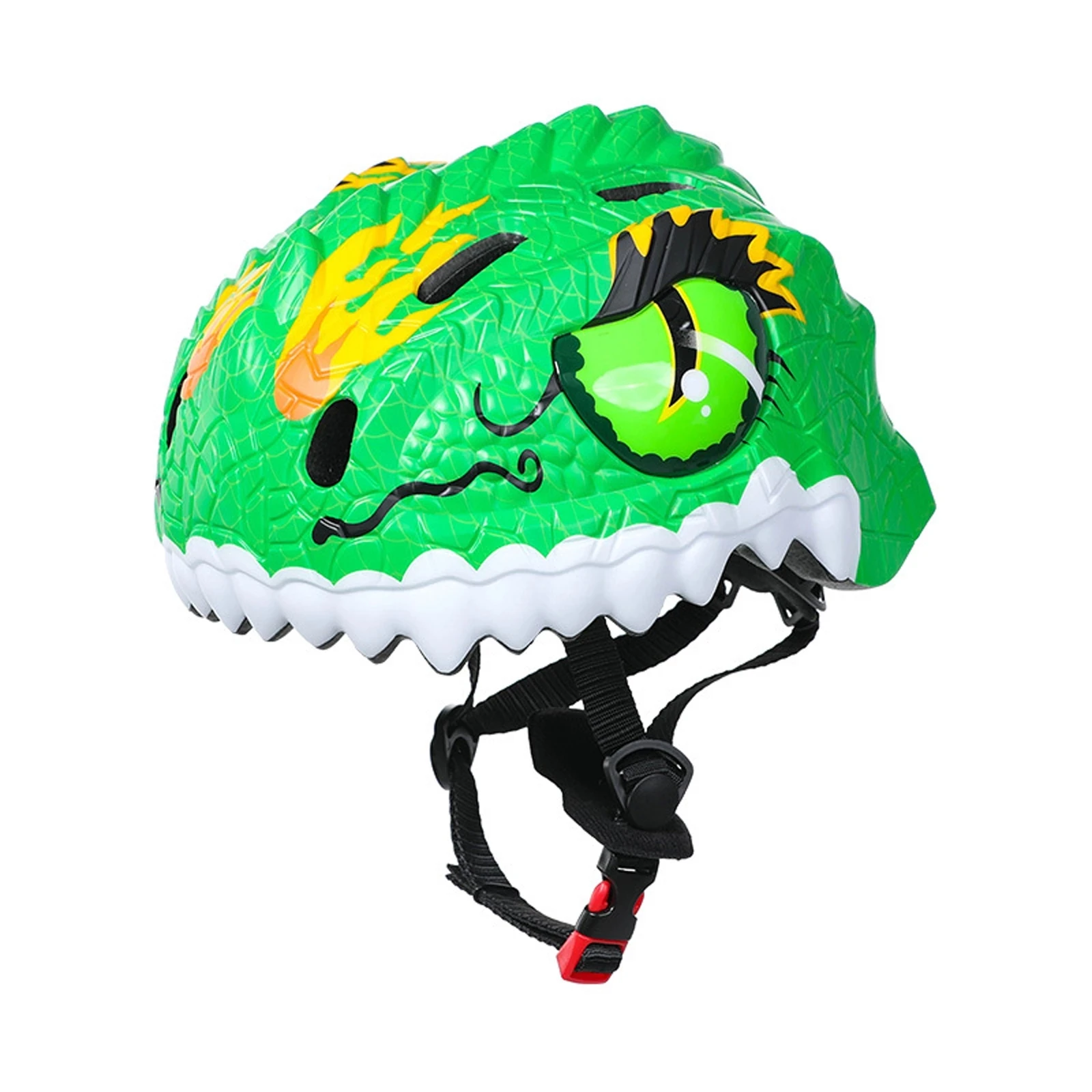 Children's Bicycle Helmet 3D Dinosaur Part Scooter Various Sports Adjustable Kid Girl Boy Breathable Hole | Спорт и развлечения