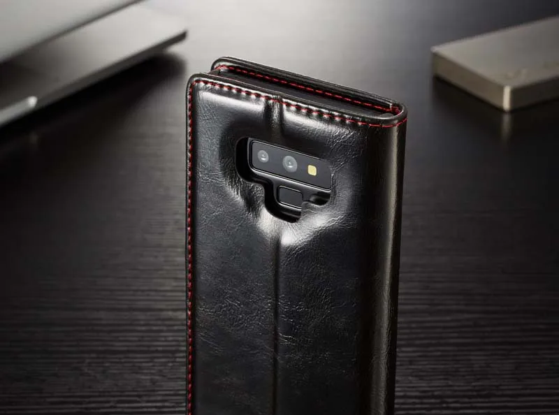 Чехол для телефона samsung galaxy note 9, винтажный кожаный чехол с отделениями для карт, кошелек, флип для samsung Note 8, 4, 5, S8, S9, S10 Plus, чехол