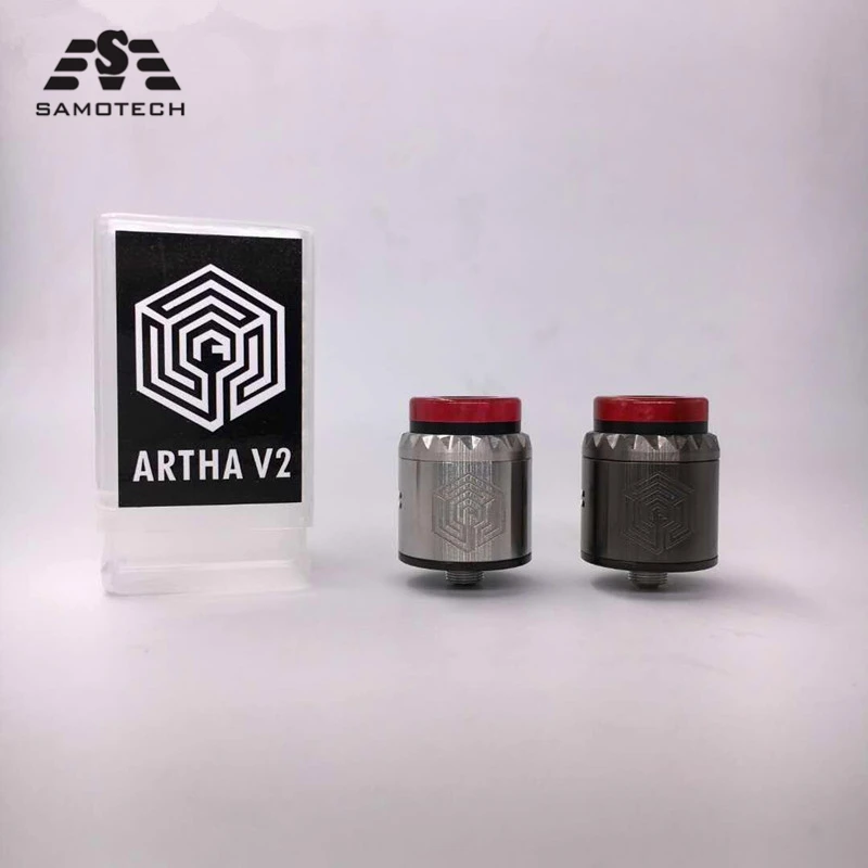 Заменяемые распылители для капель SUBTWO ARTHA V2 RDA 24 мм из нержавеющей стали 810 с