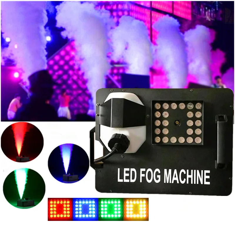 

1500W Vertical Stage Fogger,Wireless Remote/DMX512 Control Smoke Machine With Colorful LED Lights,Disco DJ Bar Stage Fog Machine