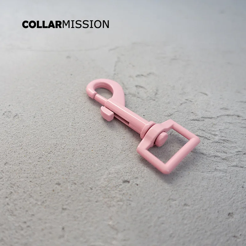Металлический розовый цветной зажим для собаки выпечки прочный и крепкий