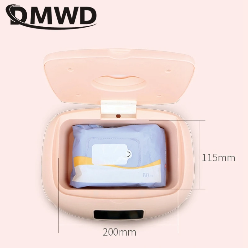 

DMWD Household Wet Wipes Heater Electric Infant Baby Wet Tissue Facial Mask Heating Machine Adjustable Constant Temperature 220V